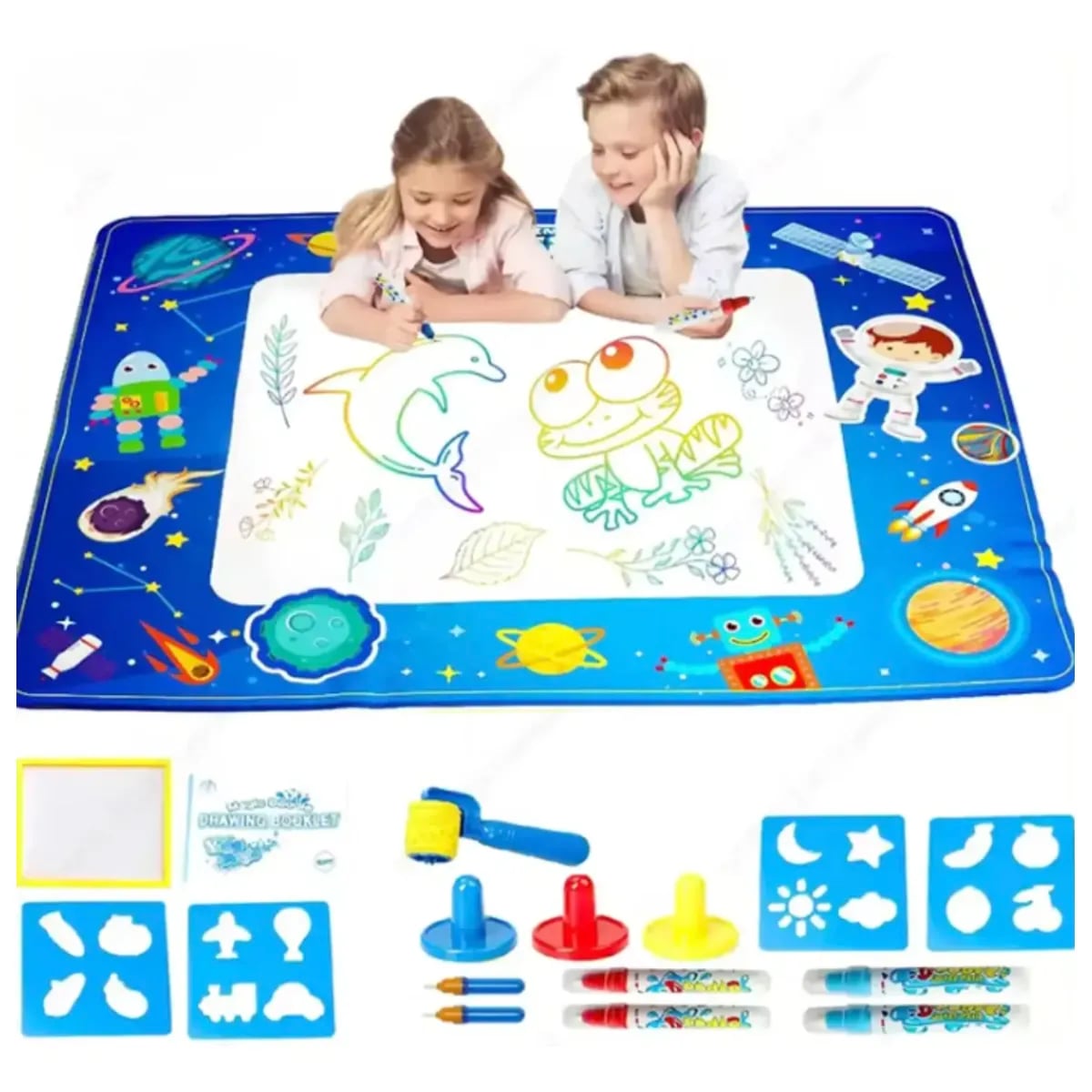 GENERICO - Tapete Mágico De Agua 100x80cm Juguete Educativo Niños