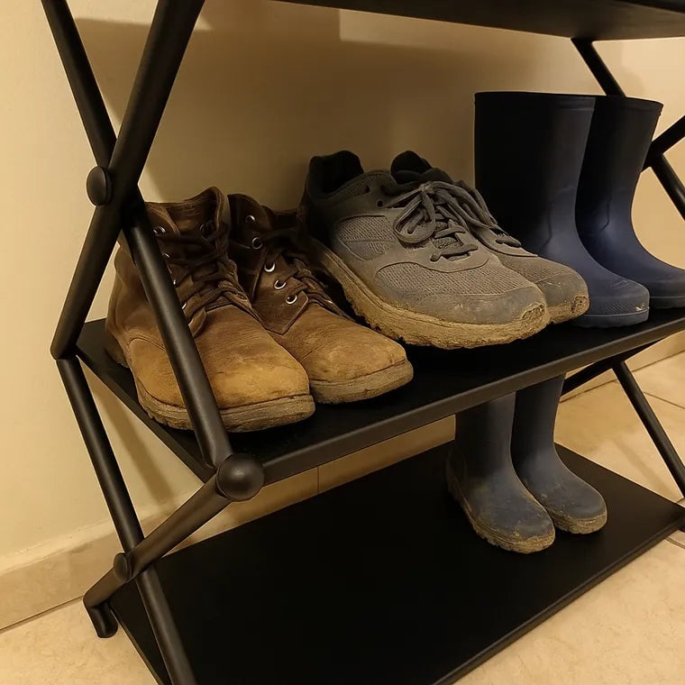 Foto de Néstor Julián Ospina sobre el zapatero