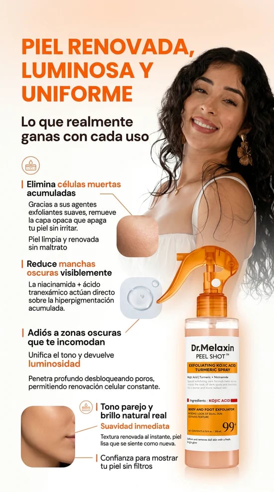 RENUEVA TU PIEL DESDE LA PRIMERA APLICACIÓN - Dr. Melaxin