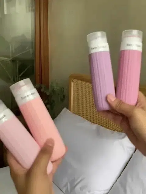 Botellas de viaje de silicona