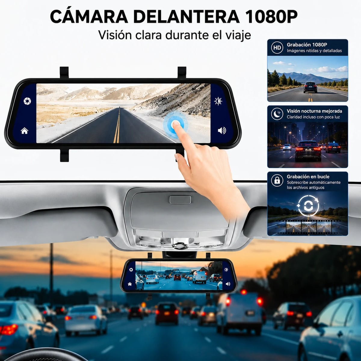 DriveVision 360 cámara delantera