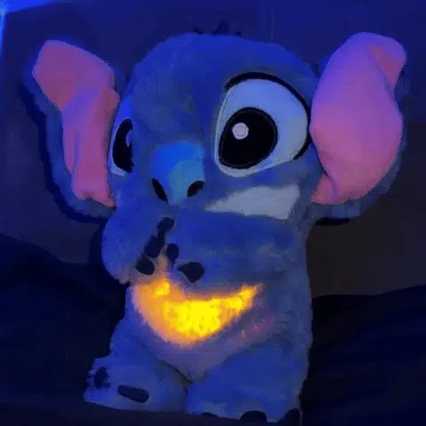 Pelúcia Stitch Que Respira