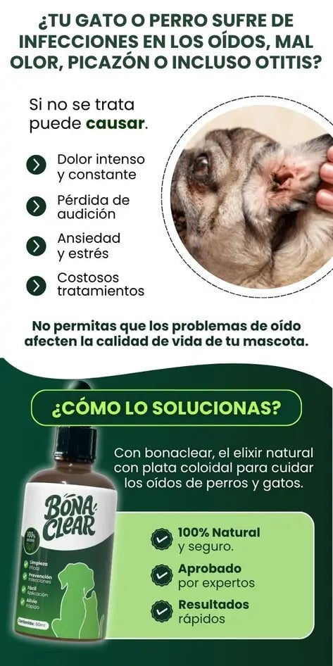 BonaClear - Elixir natural con plata coloidal