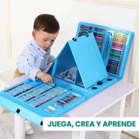 Estimula la Creatividad e Imaginación 🎨 Set de Arte 208 Piezas