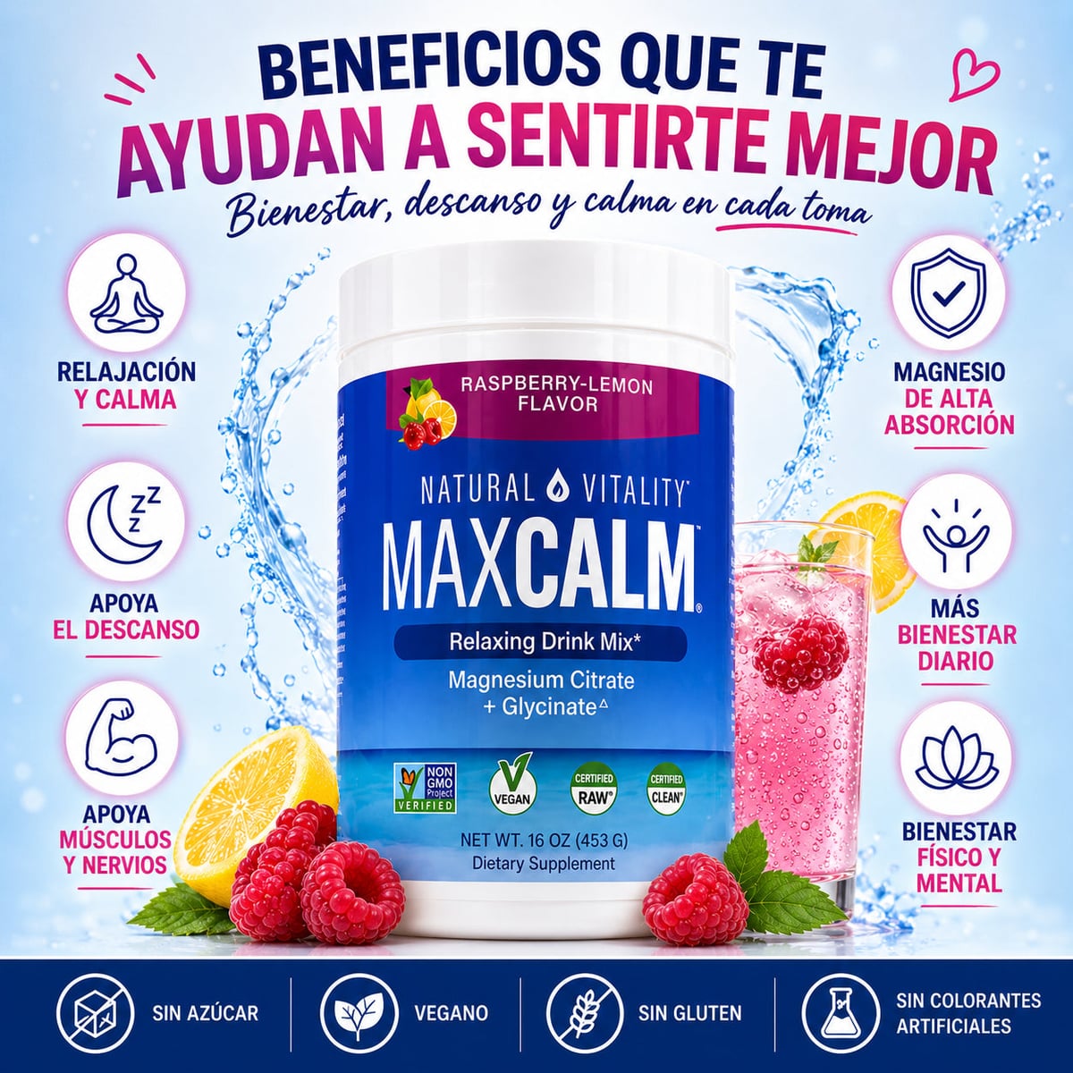 Beneficios de MAX CALM