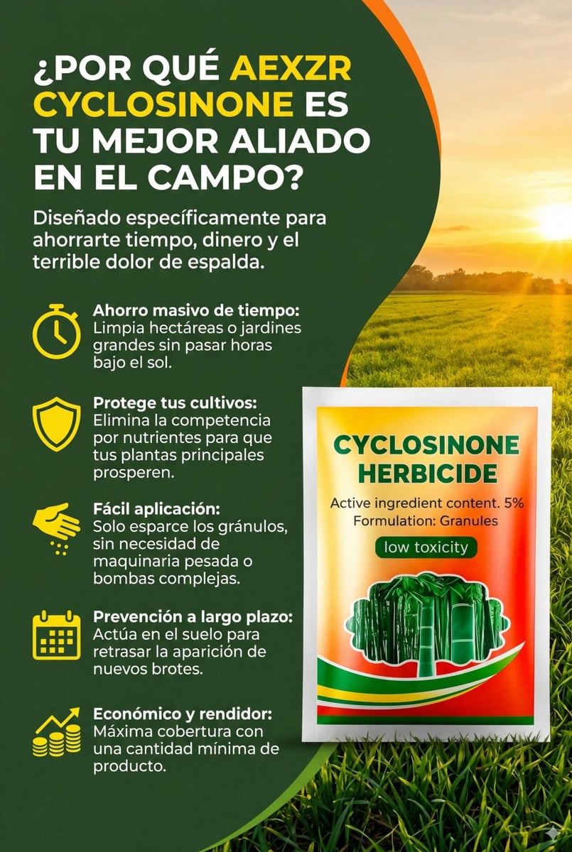 Aplicación del herbicida