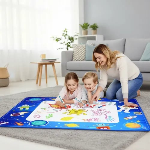Tapete Mágico De Agua 100x80cm Juguete Educativo Niños