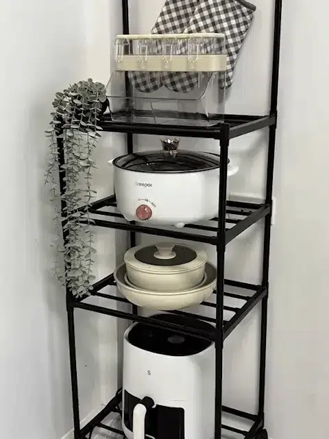 Carrito organizador con ruedas giratorias