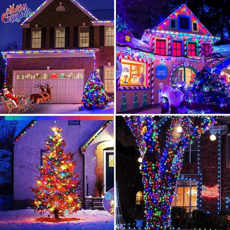4 Piezas Luces Solares Navideñas Para Camino - Decoración Navidad Exterior Impermeable Para Patio Y Jardín