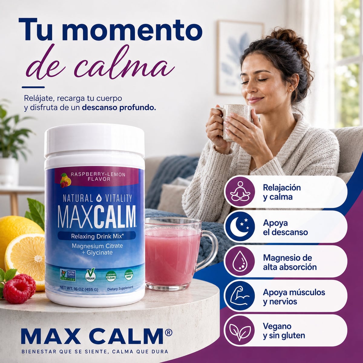 MAX CALM rutina de relajación