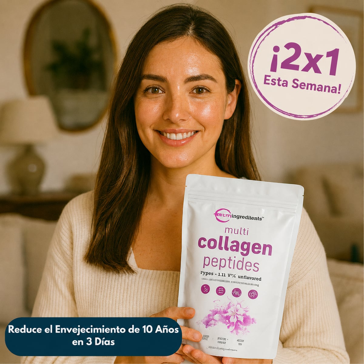 2x1 en Colágeno con Péptidos® Importado.