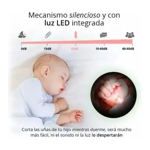 Corta Uñas Para Bebés Y Niños Lima Eléctrica Pulidor | Cuotas sin interés