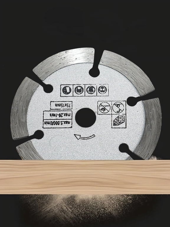 Disco Corte Hoja Diamante 3 Pulgadas/75 Mm para Azulejos Cerámica Concreto