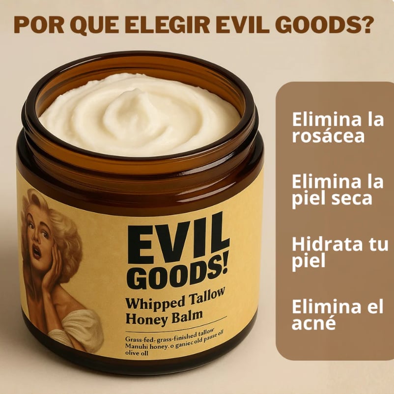 EvilGoods® Bálsamo con Sebo de Res Y Miel de Manuka