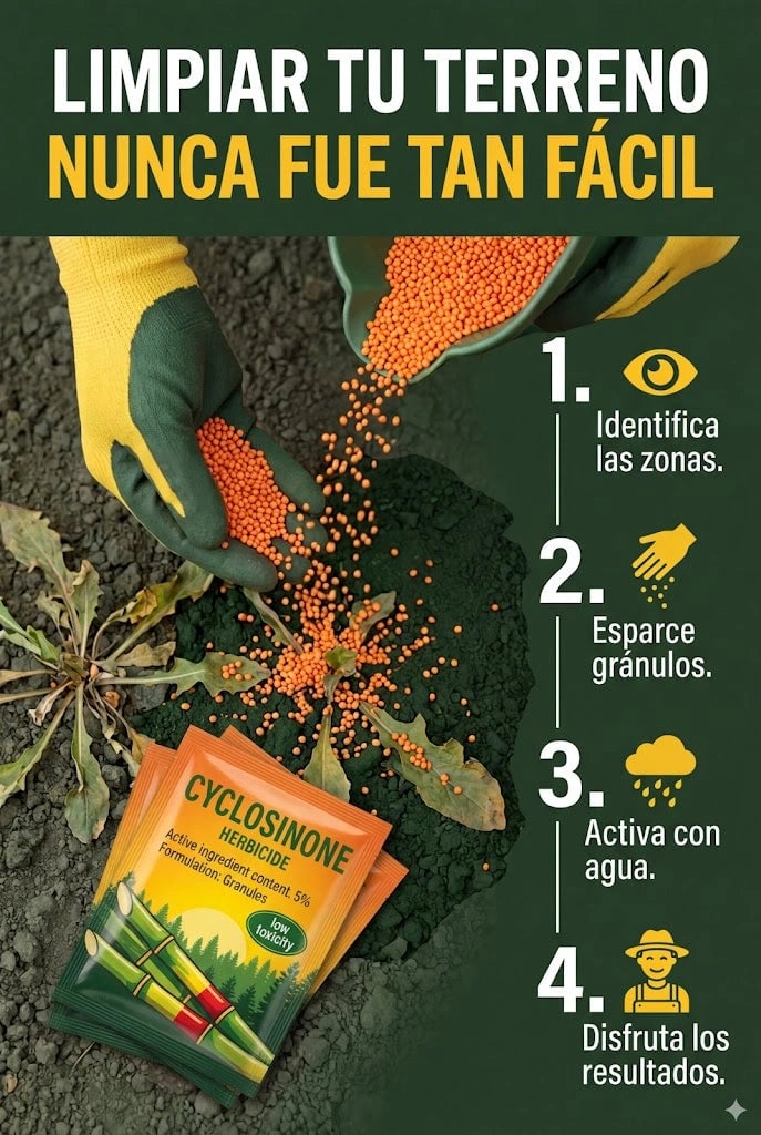 Herbicida en uso