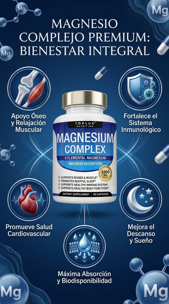 Beneficios de Magnesium Complex