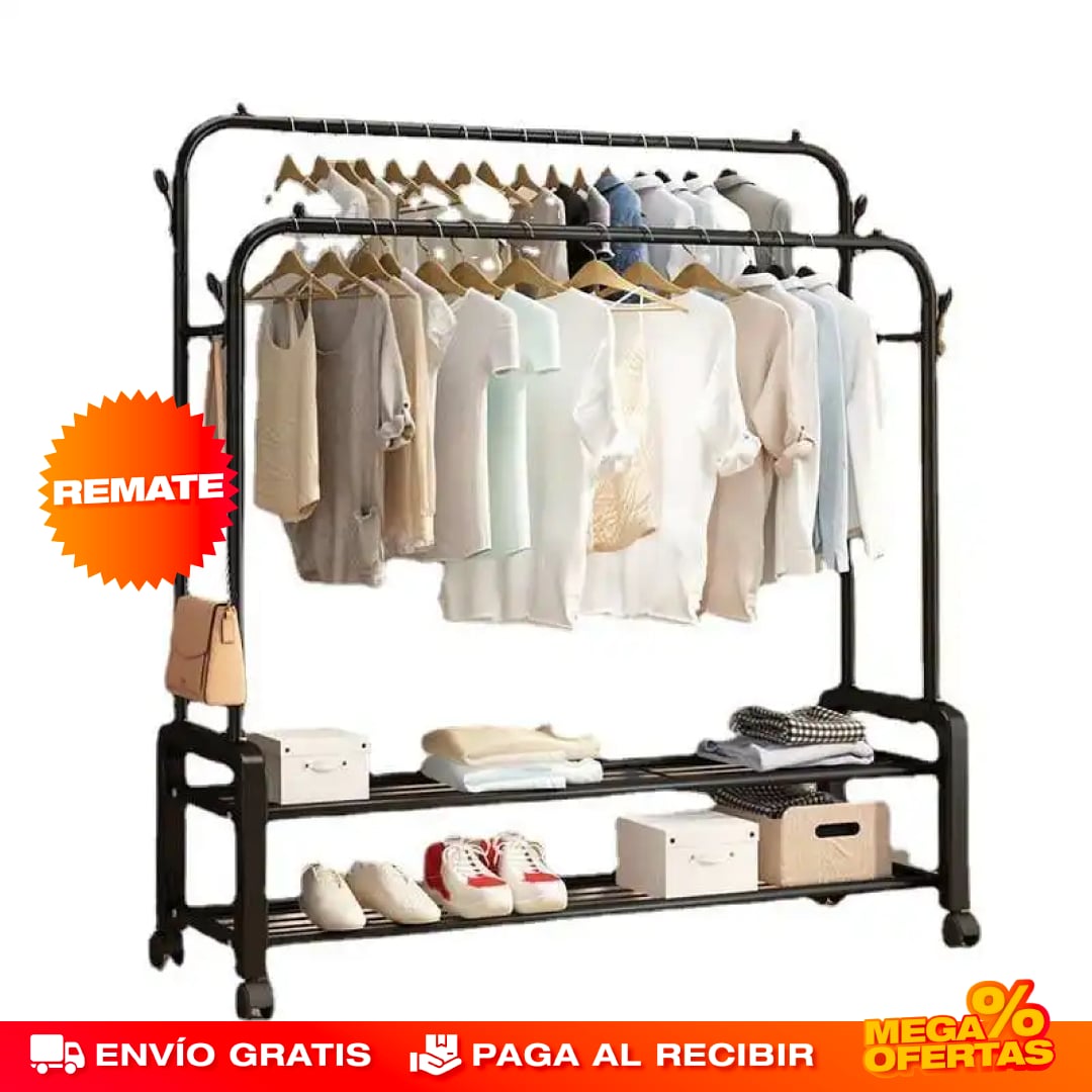 Medidas y capacidad del perchero