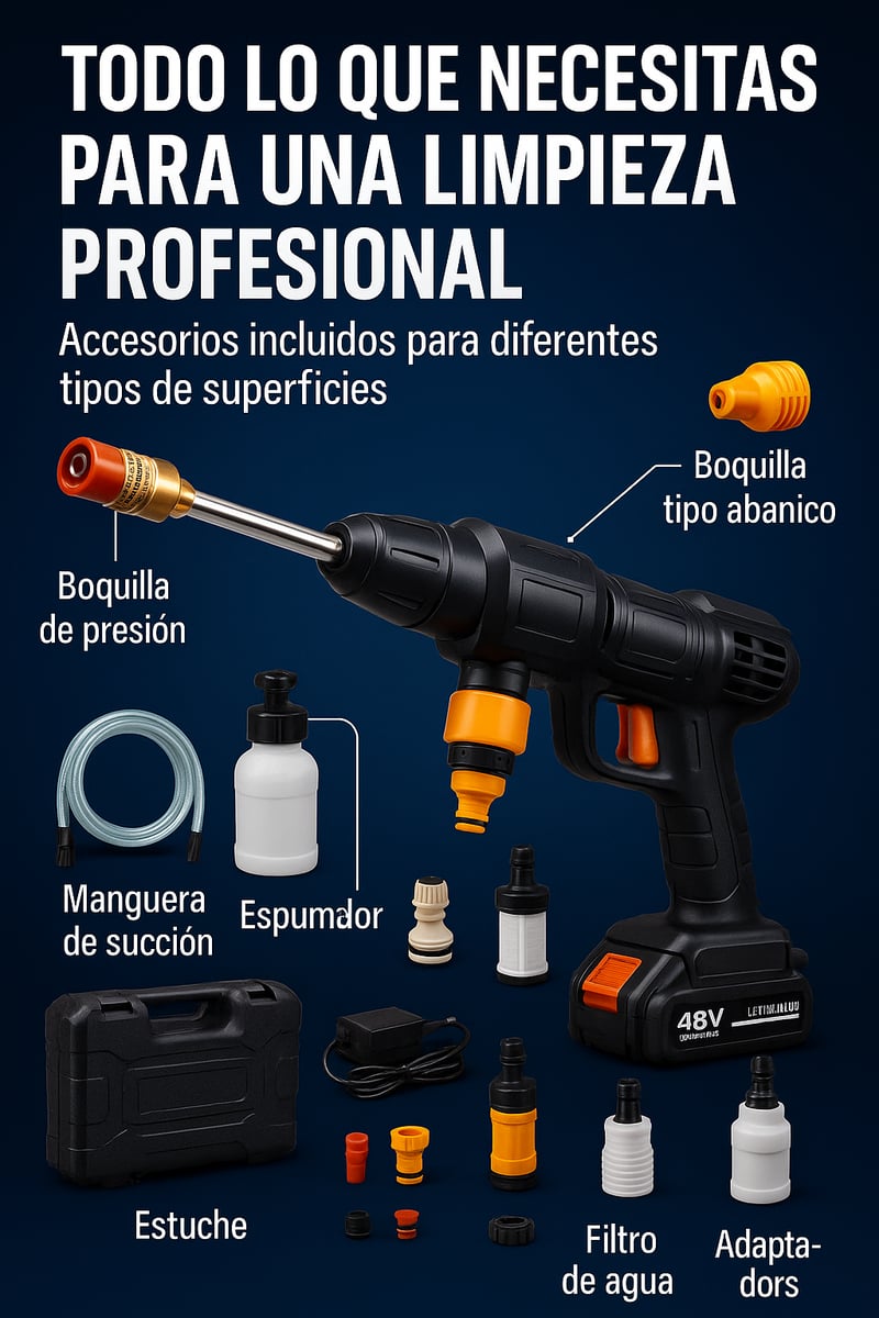 Kit de accesorios de la hidrolavadora