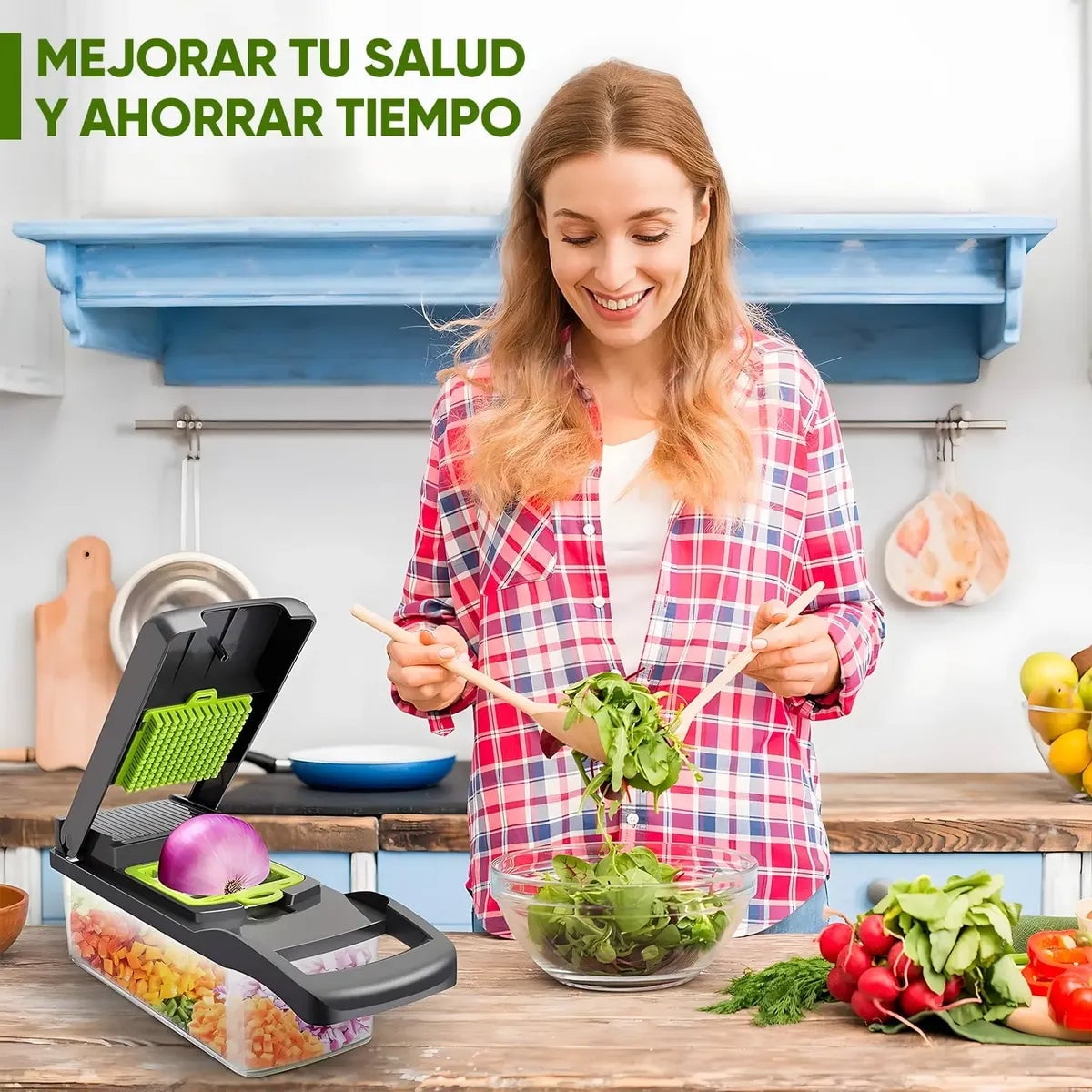 Mujer usando MultiCut