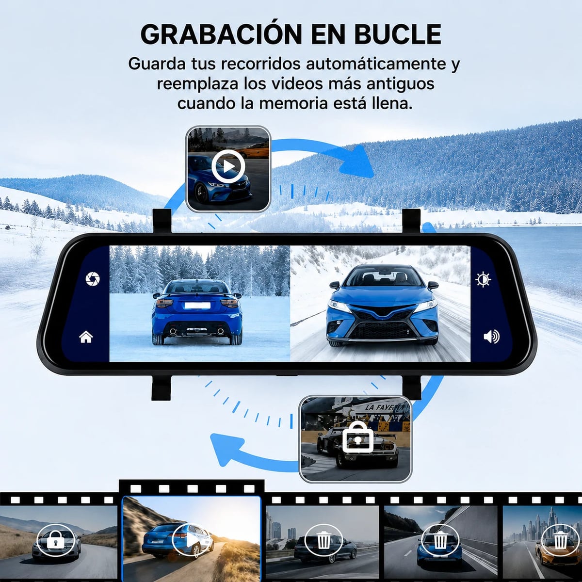 DriveVision 360 cámara delantera
