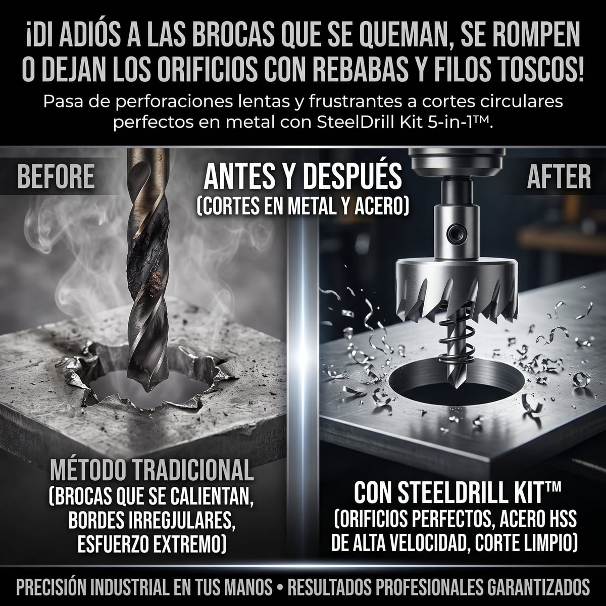 SteelDrill Kit corte