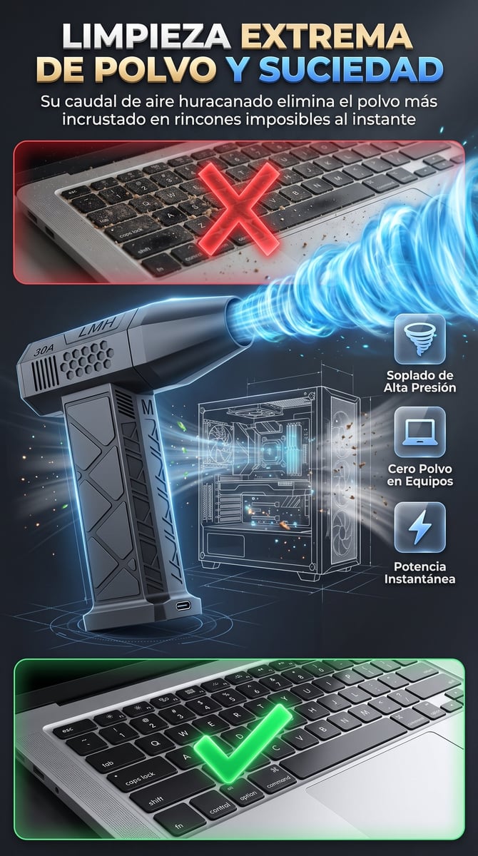 TurboJet Pro Usos