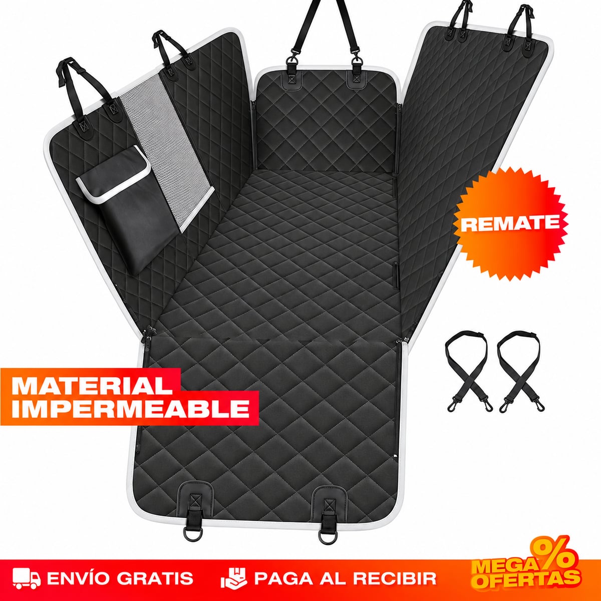 Material impermeable de la funda para mascotas