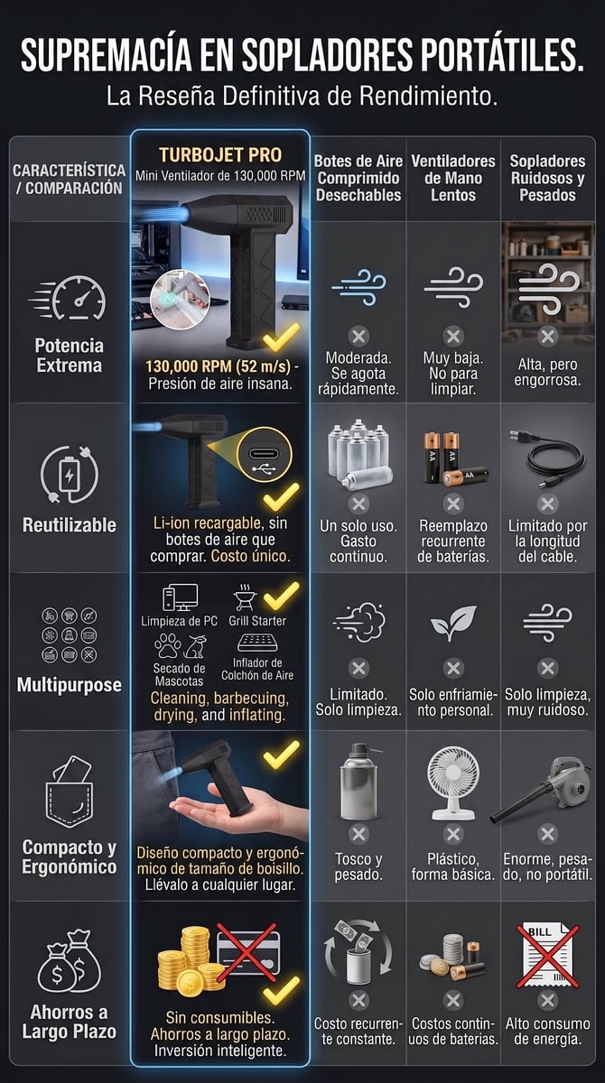TurboJet Pro Comparacion