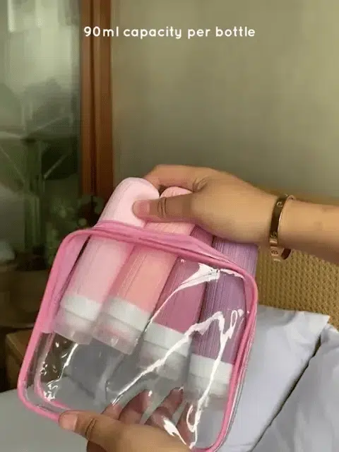 Botella de silicona exprimible