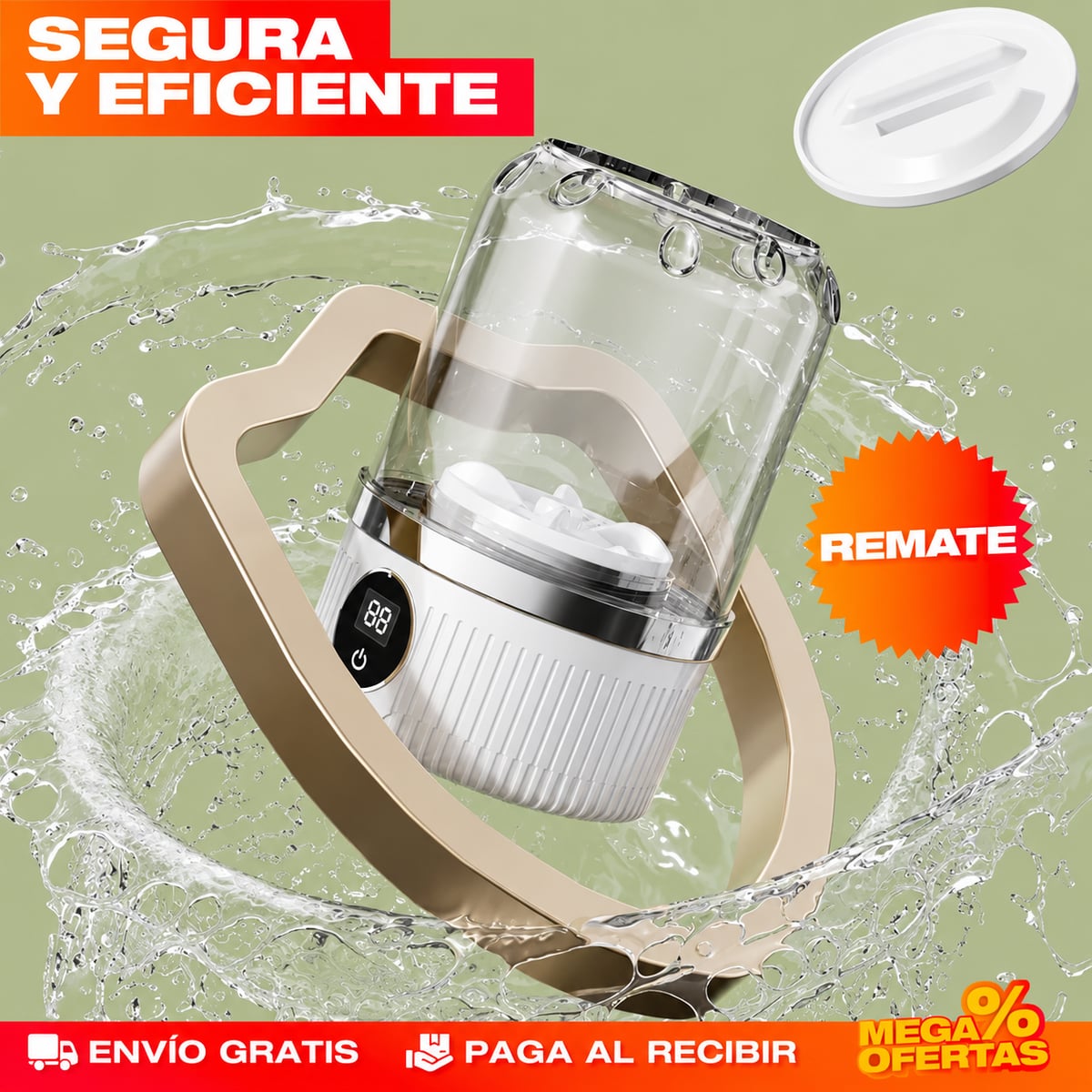Capacidad de la mini lavadora para ropa interior