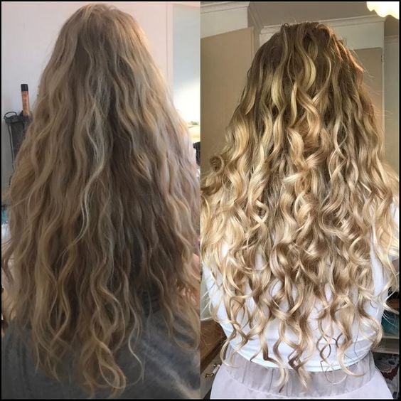 Método curly: antes y después