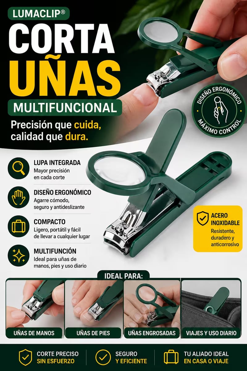 LumaClip Cortaunas Ergonomico