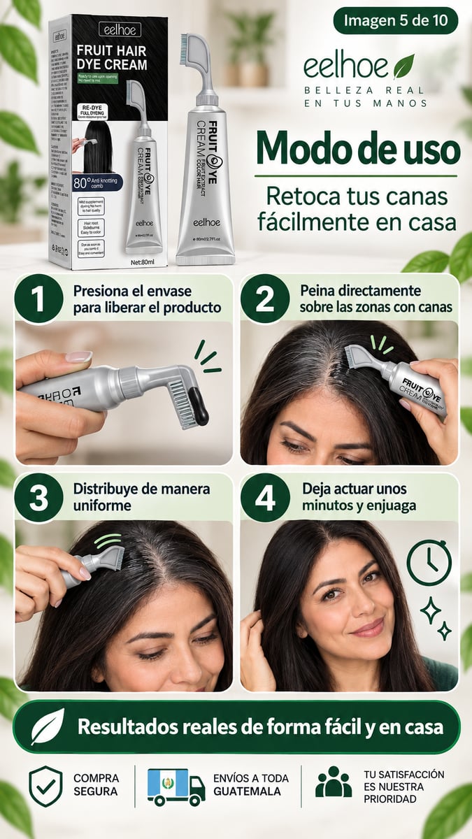 Producto para retoque de raíces