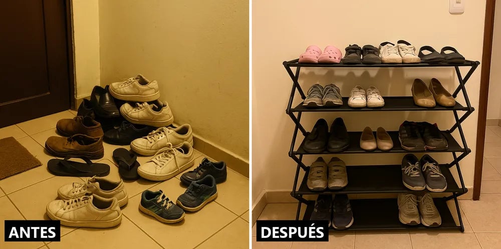 Foto de Yenny Paola Riaño sobre el zapatero