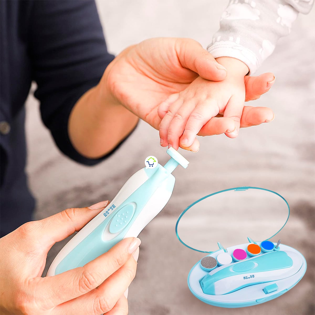 Lima Eléctrica Para Bebés Y Adultos Cuidado De Uñas Sa29042 - Rappi