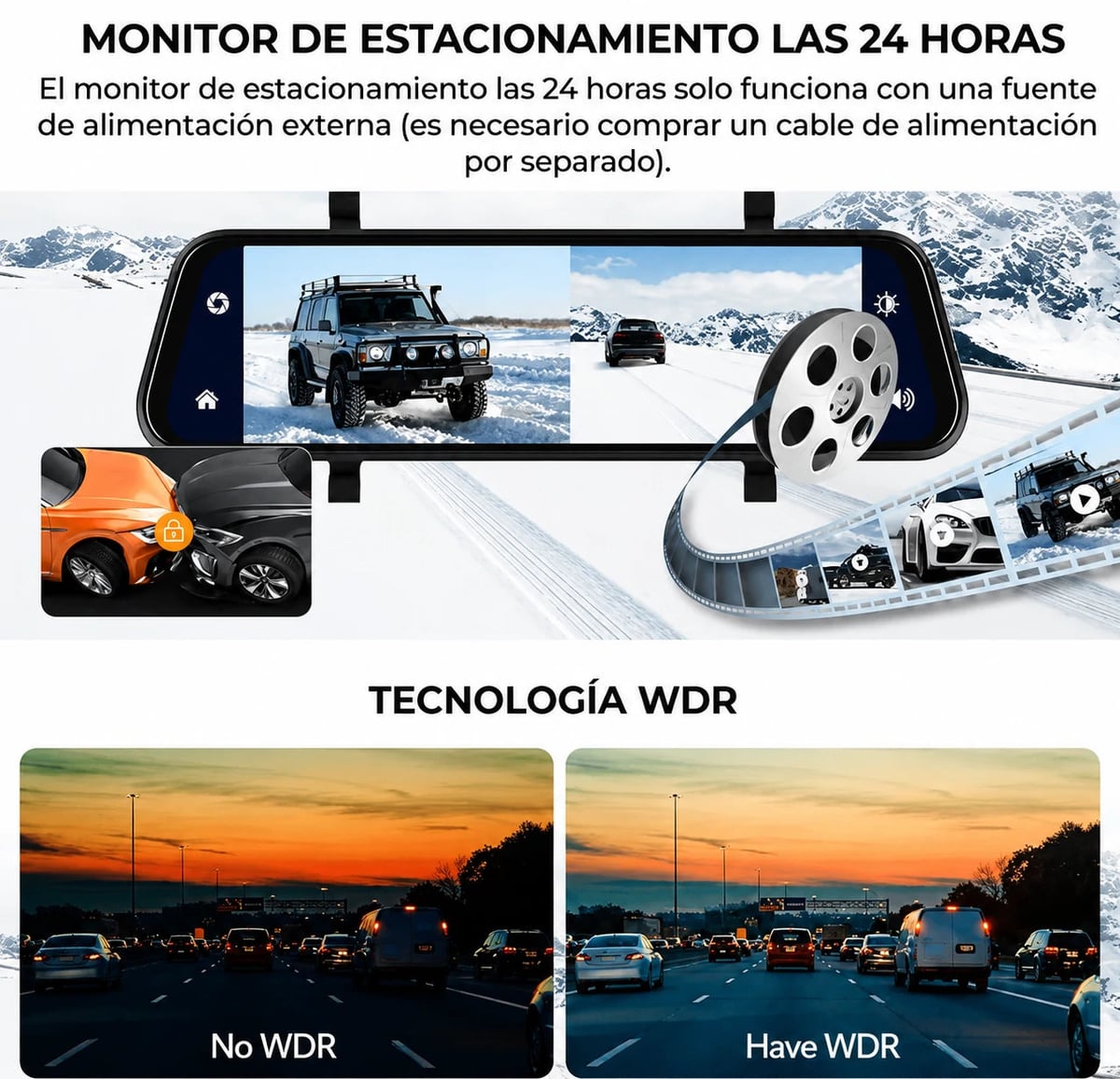 DriveVision 360 visión nocturna
