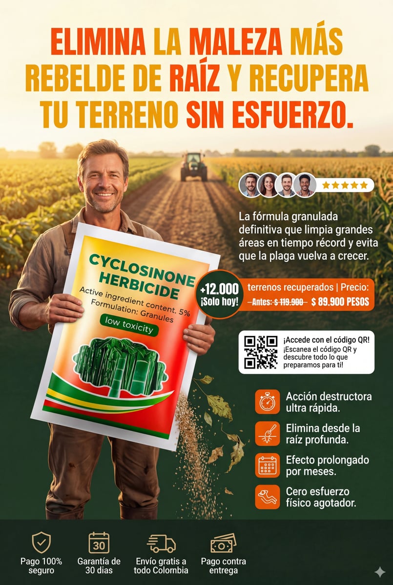 Herbicida granulado presentación principal