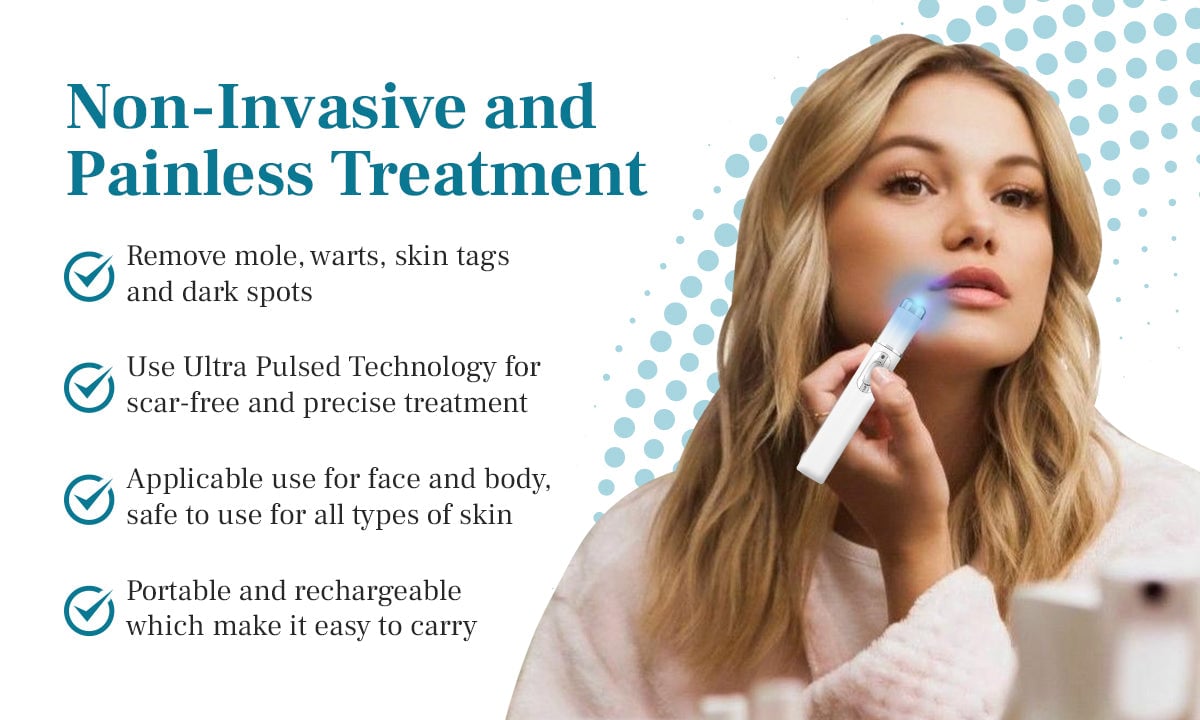 Lápiz láser para eliminar lunares y verrugas DIYSTAR™ LumeSkin