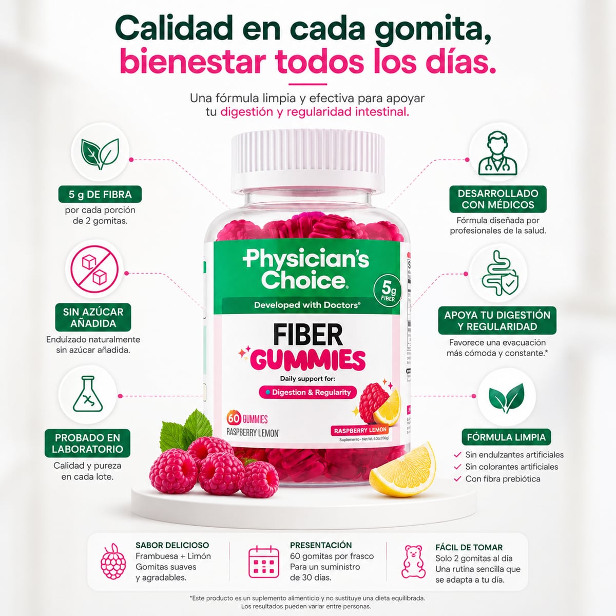 Beneficios y calidad de Fiber Gummies