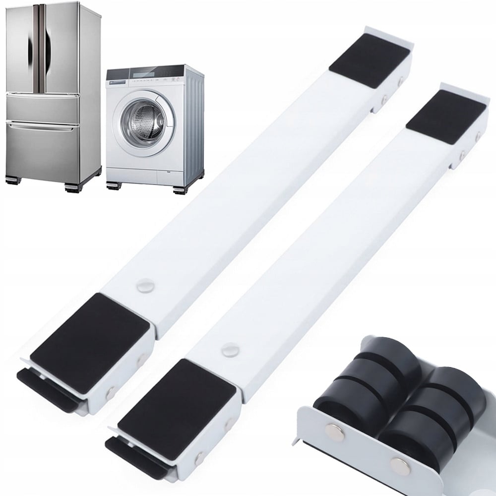 Base Móvil Ajustable para Electrodomésticos – Mueve, Limpia y Organiza sin Esfuerzo