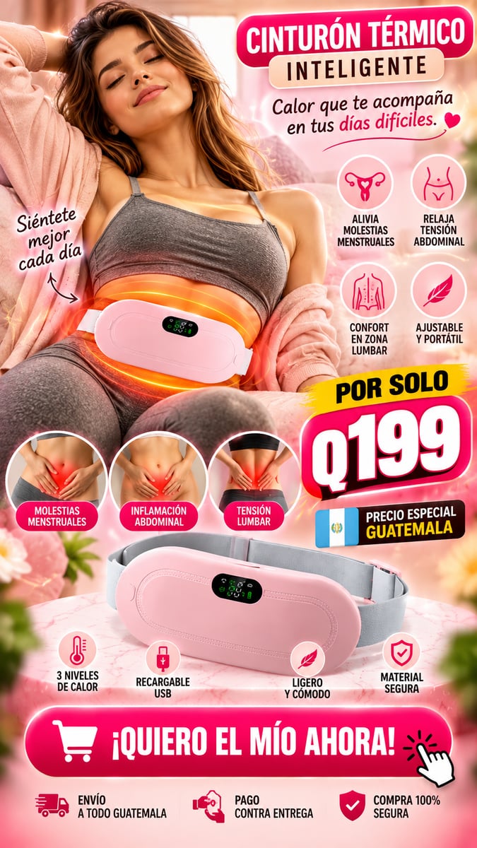 CINTURON DE MASAJES PARA COLICOS
