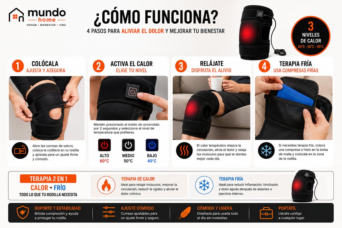 Beneficios de la rodillera terapéutica