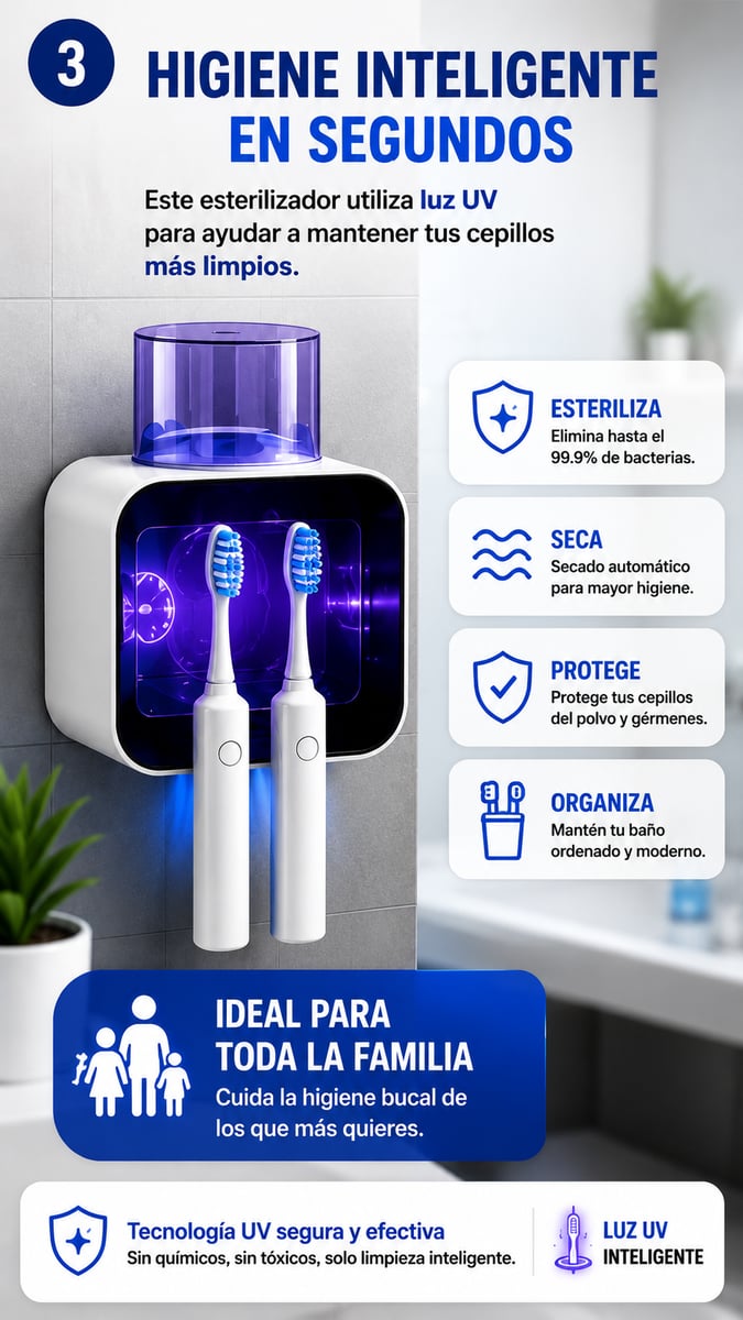 Esterilizador de cepillos + ENVIO GRATIS