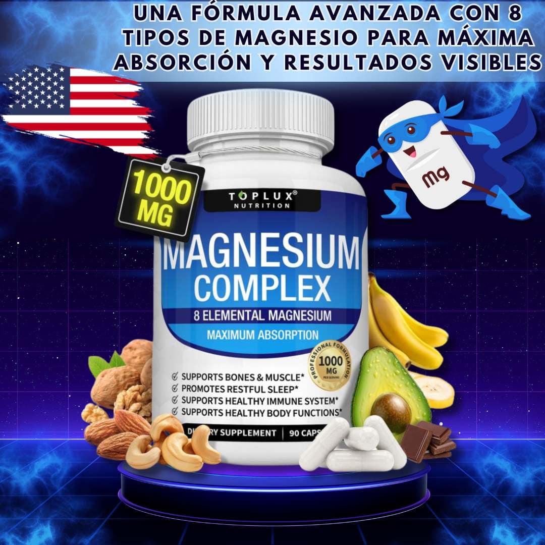 2x1 - Magnesio Complex™ 8 en 1 💊 100% Original de EE.UU + Envío Gratis y Regalo 🎁