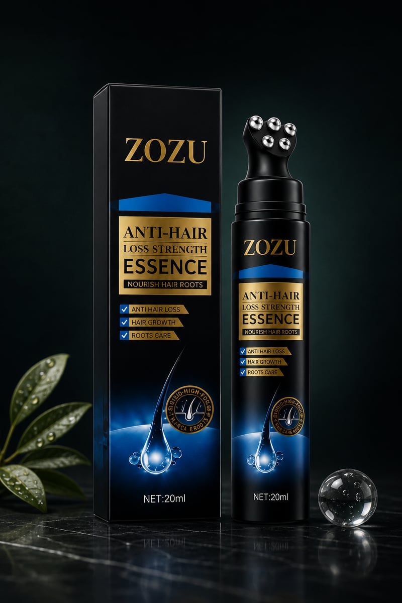 ZOZU Serum Capilar Fortalecedor con Aplicador Masajeador