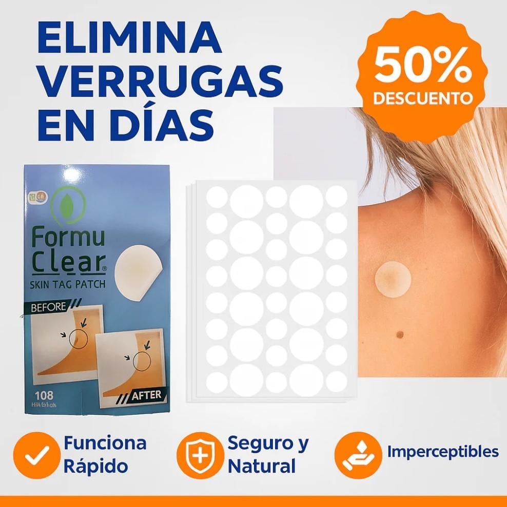 Formu Clear - Parches para Eliminar Verrugas 50%OFF