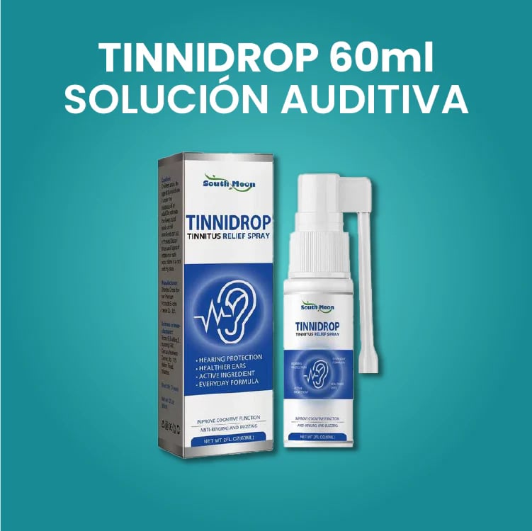 Tinnidrop Spray® - Alivio Garantizado para la Tinnitus.