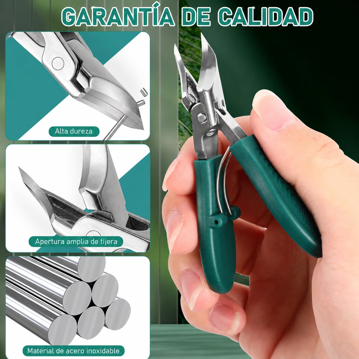 Kit corta uñas avanzado de grado medico / Corta uñas biselados con forma de pico de águila + ENVIO GRATIS