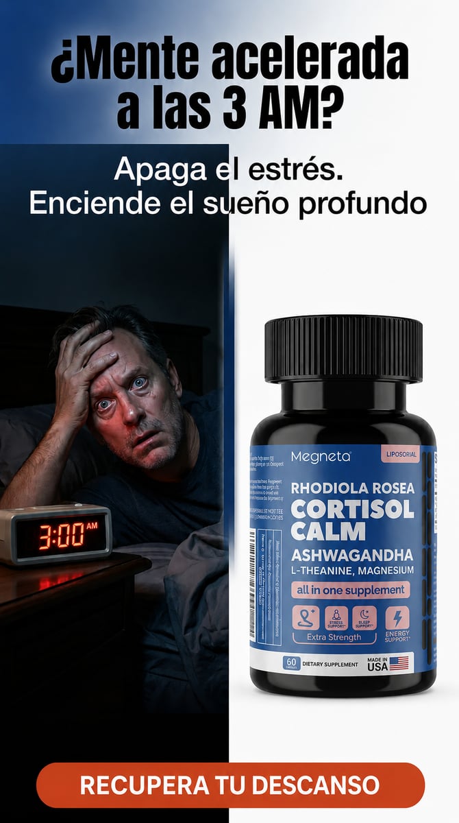CORTISOLCALM™ - Suplemento para el Estrés, el Sueño y la Energía | ¡2 + 1 GRATIS por tiempo limitado! ⏰