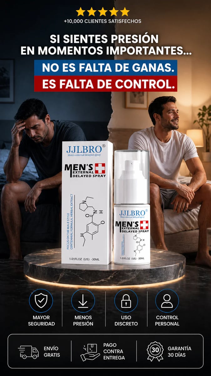 Spray Retardante de Larga Duración para Hombres 😱50% DE DESCUENTO😱